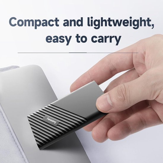 4TB Externe SSD - 2000MB/s USB 3.2 Gen2x2 - Draagbare Harde Schijf voor Desktop en Laptop — afbeelding 3