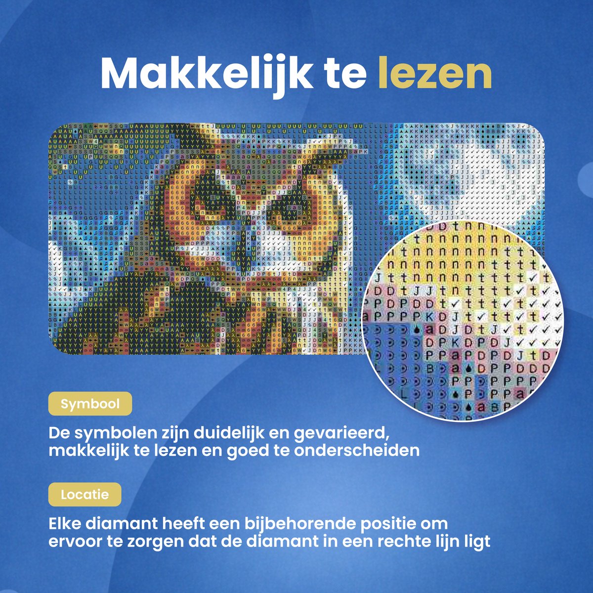 Rubye® Diamond Painting Volwassenen & Kinderen - Pakket Volledig - Nachtuil - 30x40cm — afbeelding 8