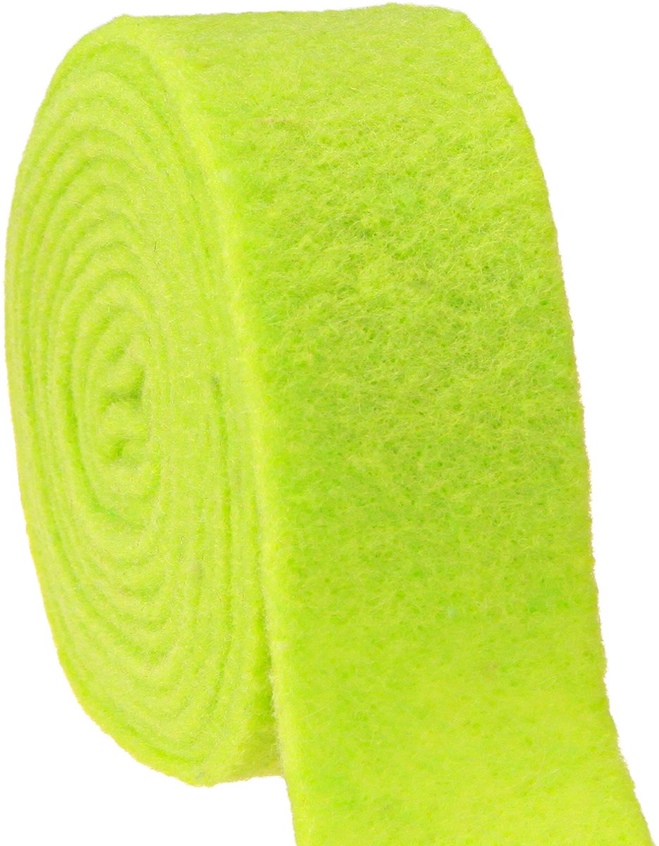 Vilten lint groen 7,5cm 5m