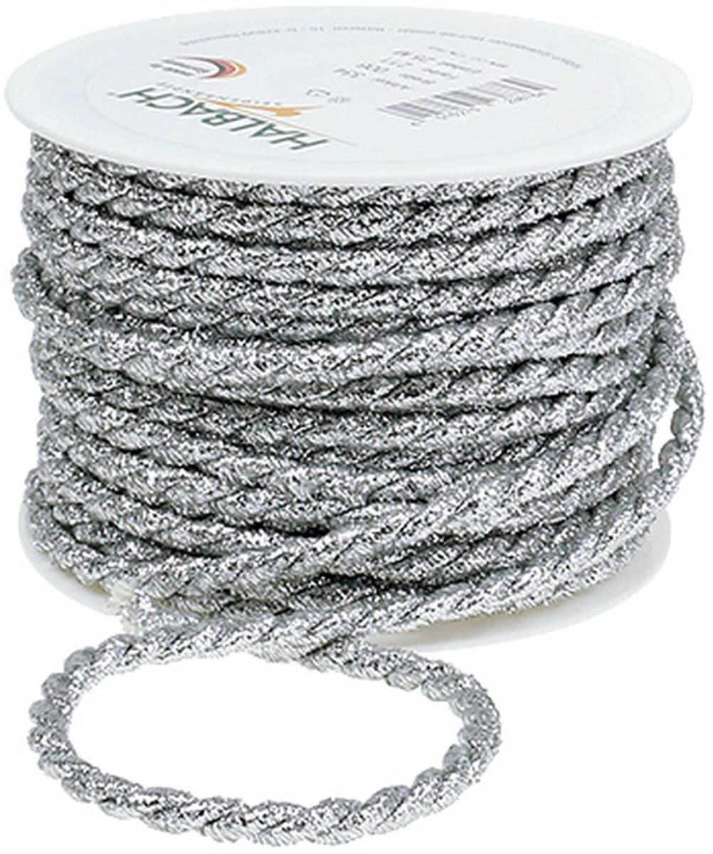 Koord zilver 6mm 25m