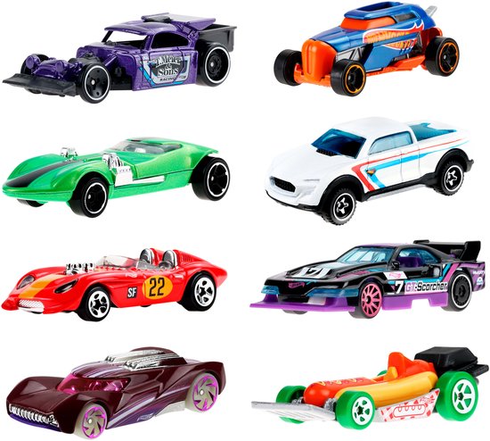 Hot Wheels Let's Race 8-pack - uit de Netflix serie