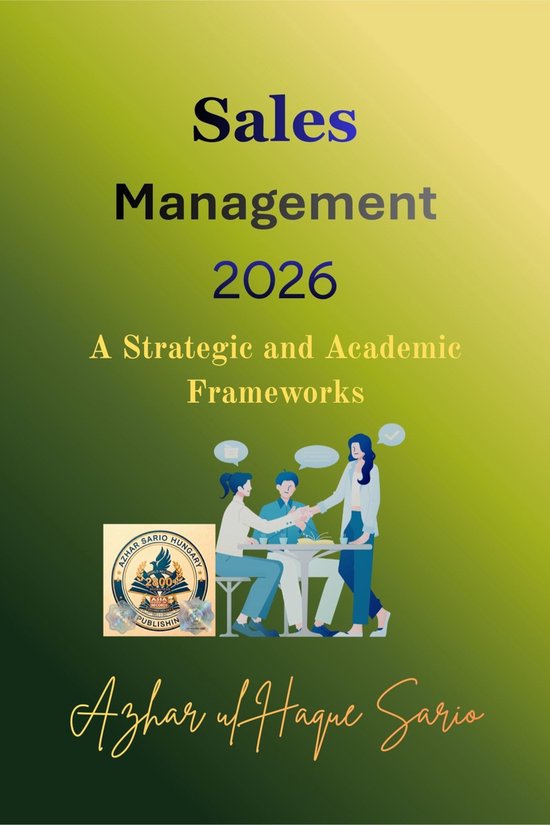 Sales Management 2026 (ebook), Azhar ul Haque Sario | 9783384838469 ...