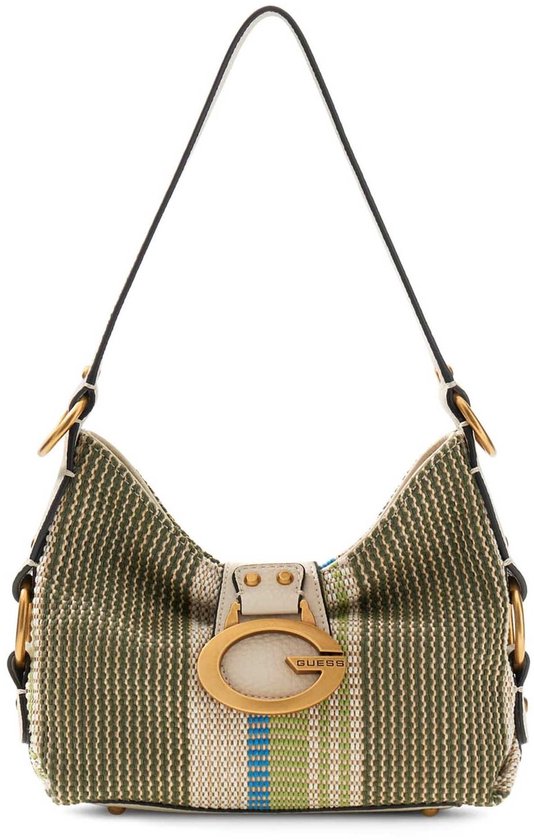 GUESS sac à épaule Camden Mini Shoulder Bag Olive Multi vert