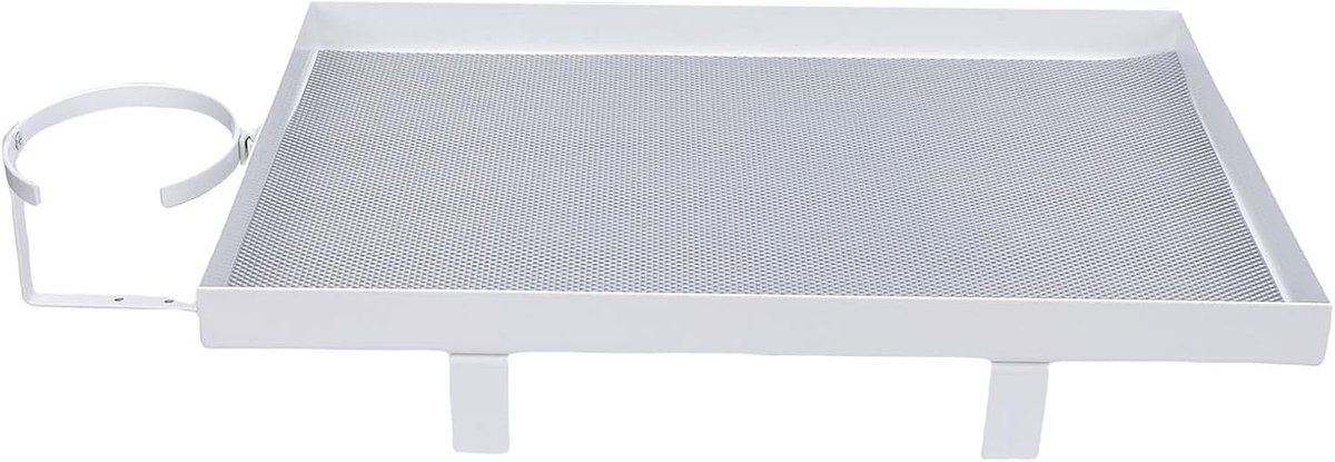 Nachtkastje Plank - Bed Caddy - Ruimtebesparend Opbergen - Met Bekerhouder Haken - 40x26x4