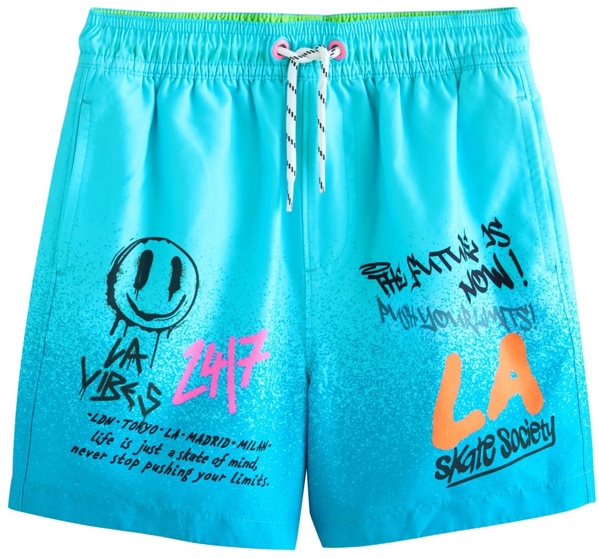 Next - Jongens - Zwemshort met print - Blauw
