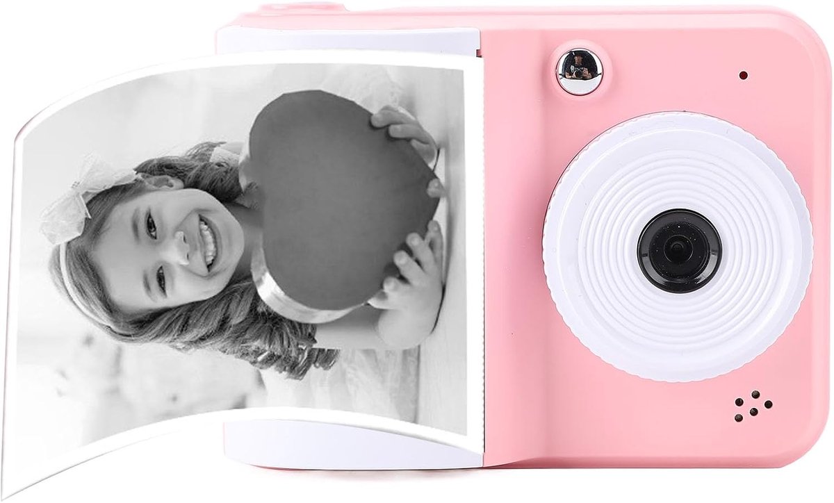Directe Camera - Instant Camera - Foto's Maken - Met Printfunctie - 48MP HD - Roze