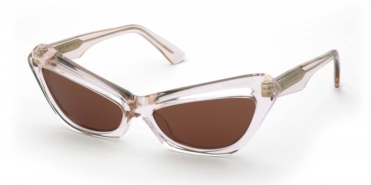 Nina Ricci SNR405 Giallo soia trasparente 59/16/140 WOMAN Zonnebrillen