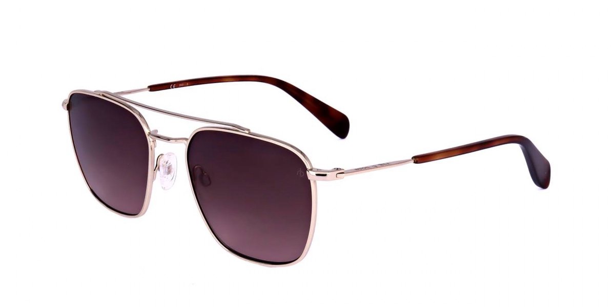 Rag & Bone RNB5047/G/S Gold havana 53/19/145 MAN Zonnebrillen