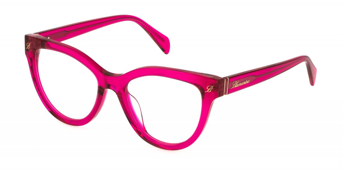 Blumarine VBM844 Fuxia trasparente lucido 51/18/140 WOMAN Brilmonturen