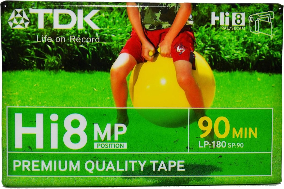 Videocassette - Hi8 Band - Opnemen Video - Standaard Kwaliteit - 90 Minuten