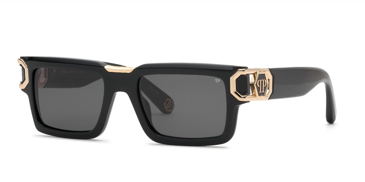 Philipp plein SPP206M 700Y Zonnebril - Heren - Zwart