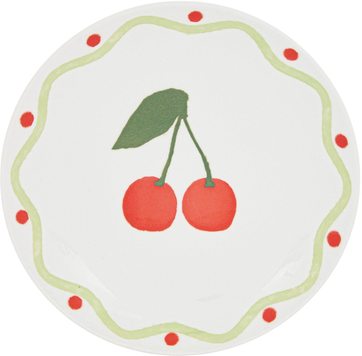 Secret de Gourmet Fruity Kersen Plat bord - Ø19cm - Set van 6 stuks