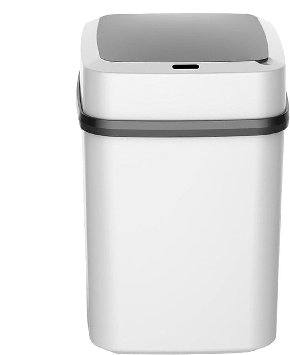 Vuilnisbak met sensor - Automatische afvalemmer - Hygiënisch afval weggooien - Contactloos deksel - 13 liter inhoud