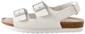 Next - Meisjes - Sandalen met klittenbandsluiting, brede pasvorm en kurken voetbed (G) - Wit