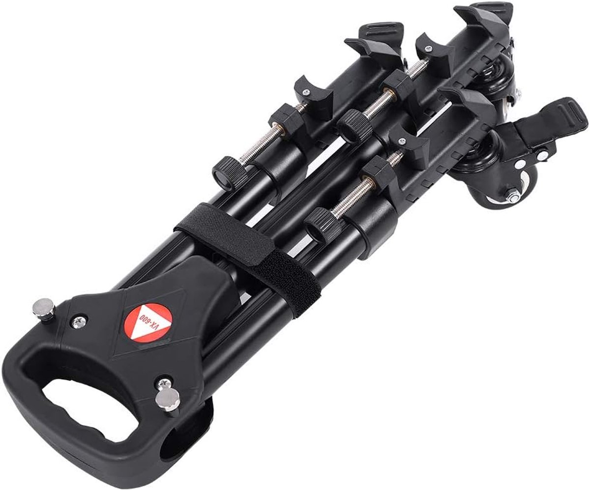Opvouwbare Statief Dolly - Camera Poelie Basis - Soepele Beweging - Verbeterde Stabiliteit - 46 x 14 x 14 cm