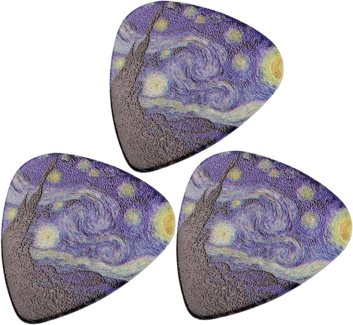 Gitaar plectrums - Plectrum set - Muziek maken - Hartvormig design - 4 diktes