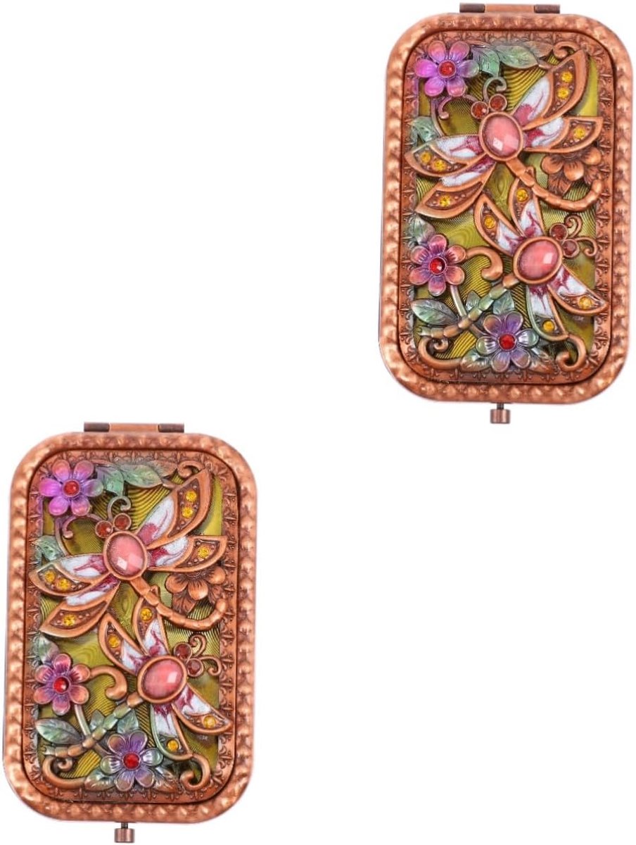 Make-up Spiegels - Zakspiegels Accessoires - Make-up Aanbrengen - Dubbelzijdig Ontwerp - 10cm Compact Formaat