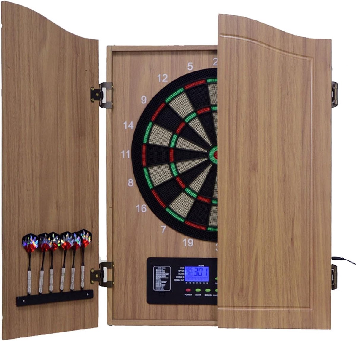 Elektronisch Dartbord - Zachte Pijltjesbord - Gezellig Spelletje - Automatische Puntentelling - 69 x 69 x 8 cm