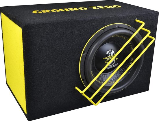 Subwoofer Systeem - Krachtige Bass - Auto Audio - Basreflex Behuizing - 25 cm Woofer - Zwart