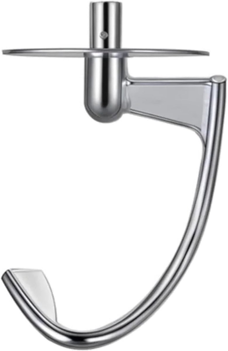 Deeghaak Keukenrobot - Accessoire Mixer - Deeg Mengen - Roestvrij Staal 304 - Zilverkleurig