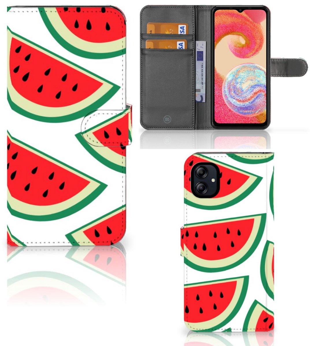 Samsung Galaxy A04e Book Cover Watermelons