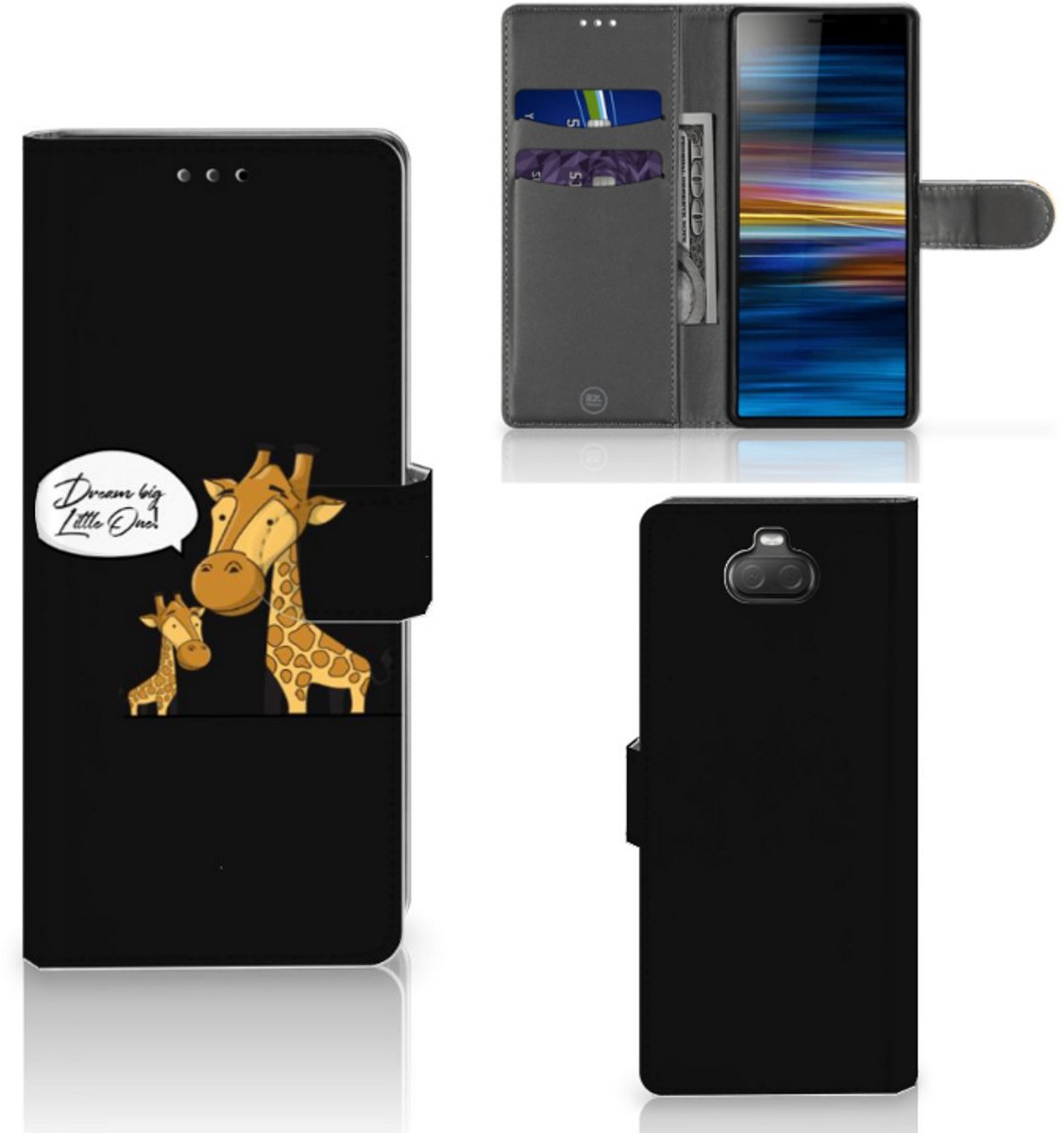 Sony Xperia 10 Leuk Hoesje Giraffe
