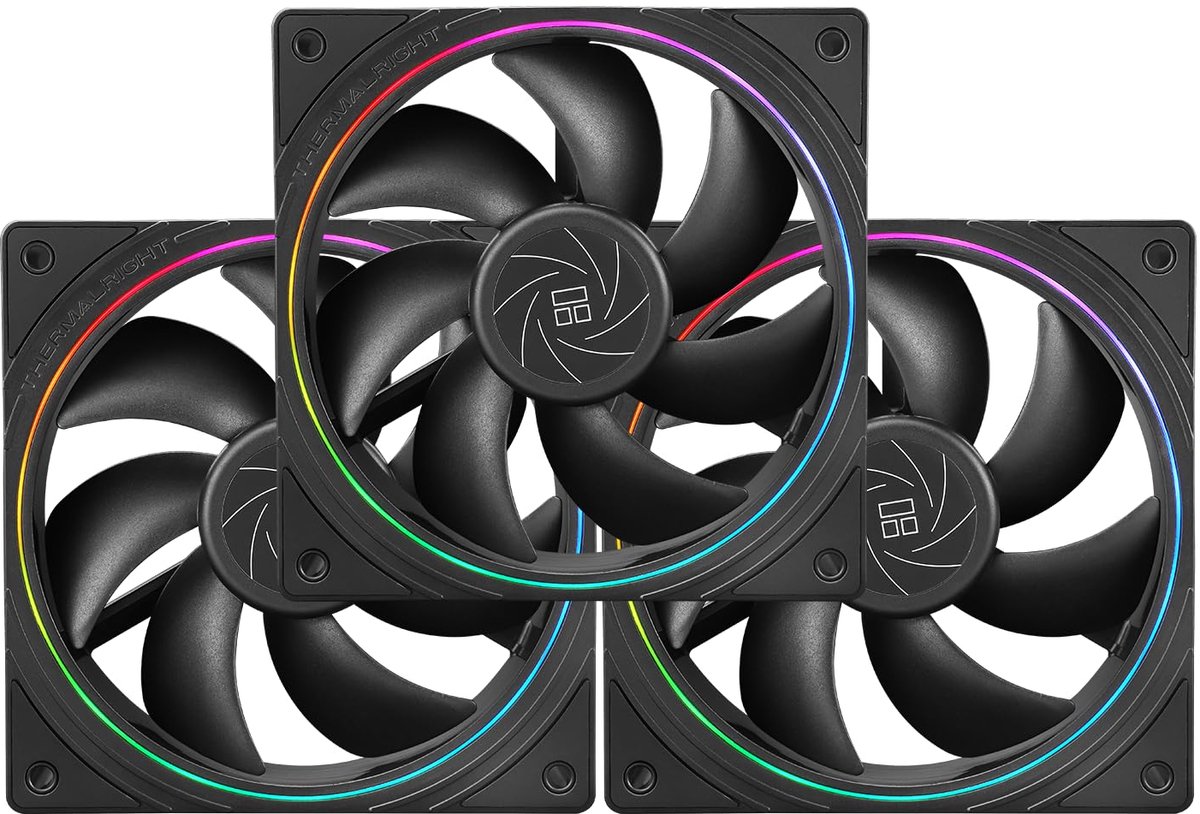 CPU ventilator met ARGB verlichting en PWM 120mm koeler