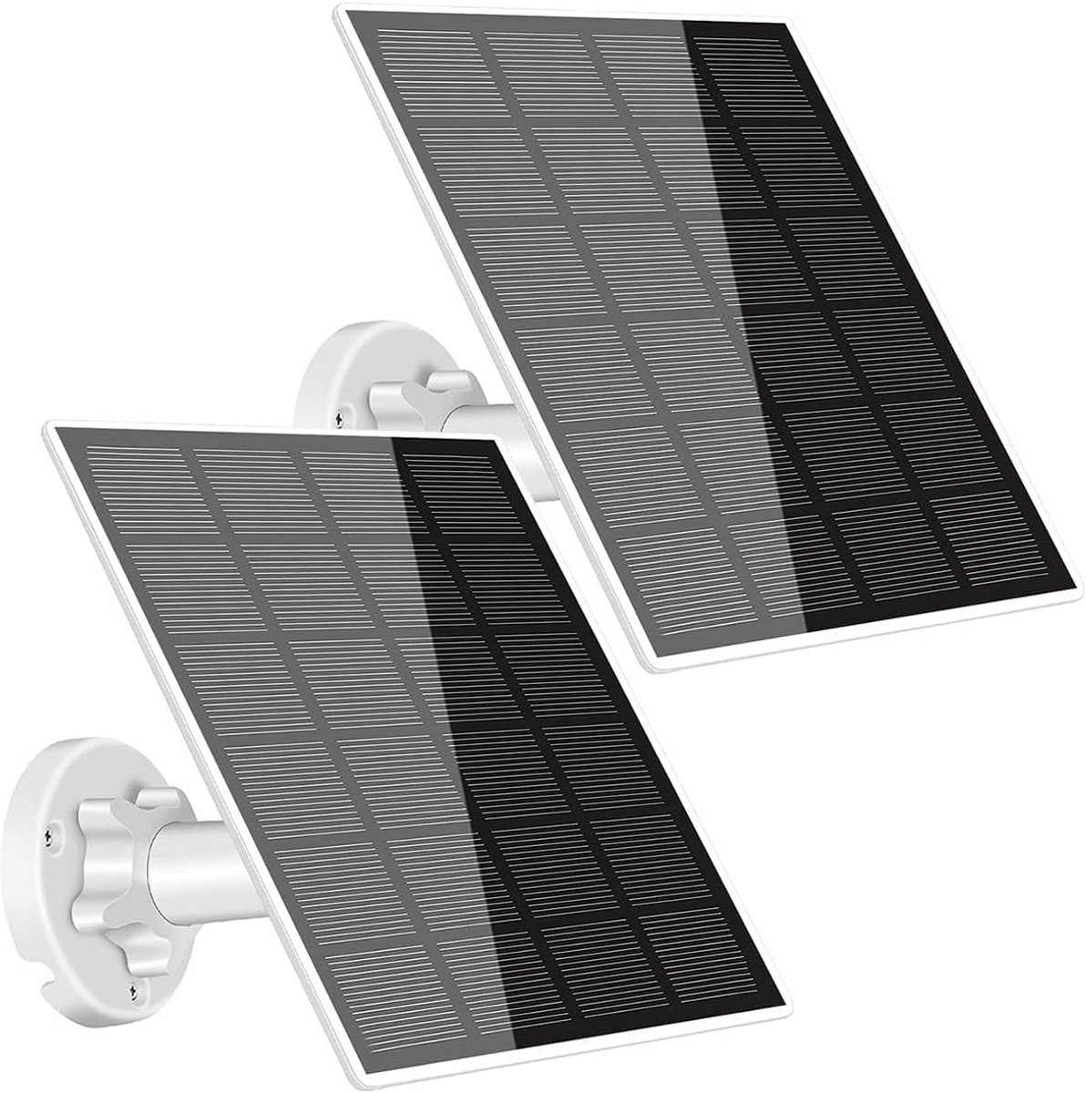 Zonnepaneel Oplader voor Beveiligingscamera - 5W Waterdichte Solar Charger met 360° Montage