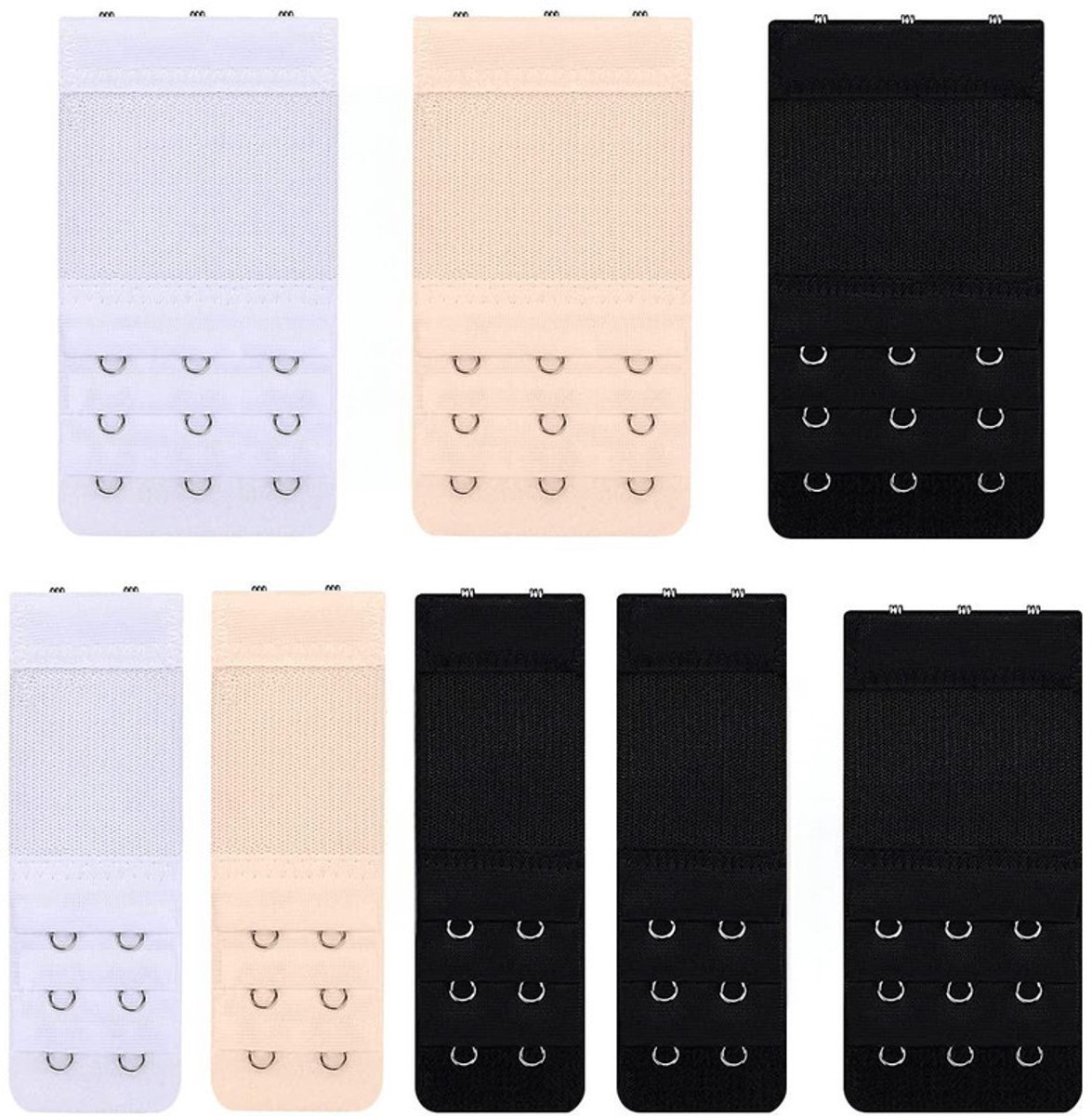 Verlengstuk voor beha, verlengstuk, beha-verlenger, elastische verlenghaakband, nylon beha-bandverlengers voor vrouwen, meerdere maten beschikbaar,Stijl 13