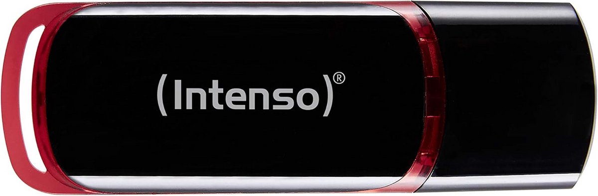 USB Flash Drive 16 GB - USB 2.0 - Zwart/Rood