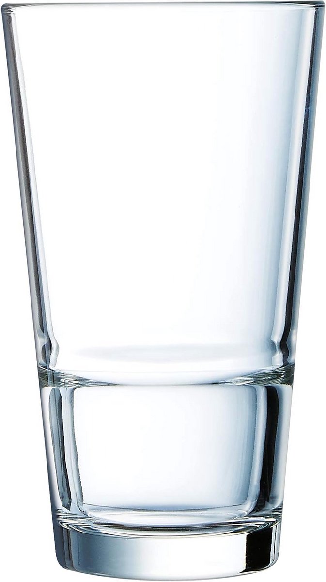 Hoge glazen bekers 40 cl - Set van 6 glazen