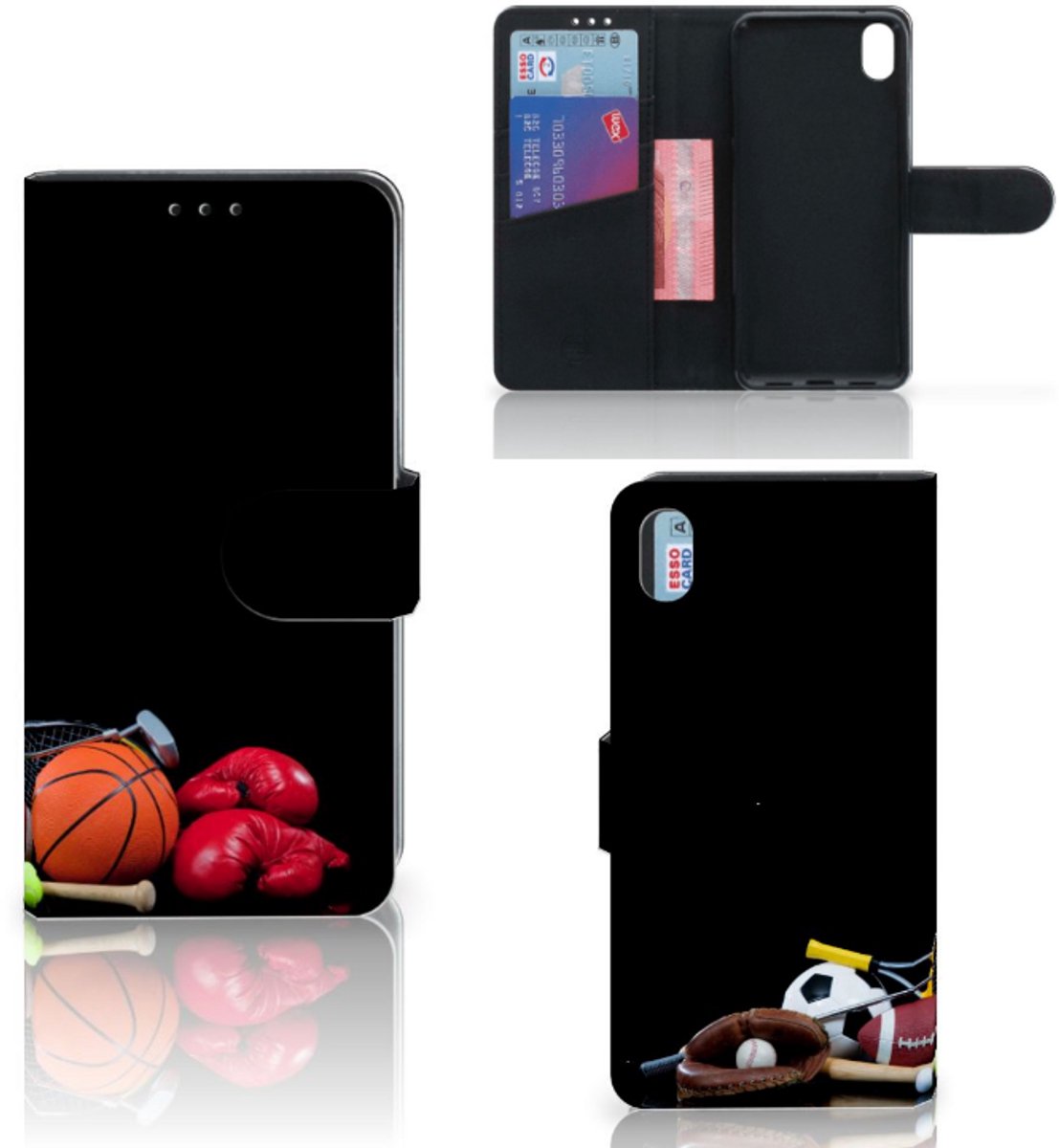 Xiaomi Redmi 7A Wallet Case met Pasjes Sports