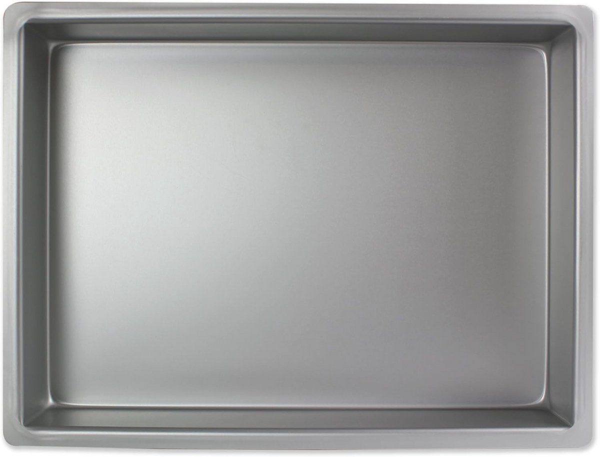 Professionele langwerpige bakvorm van geanodiseerd aluminium 305 x 457 mm