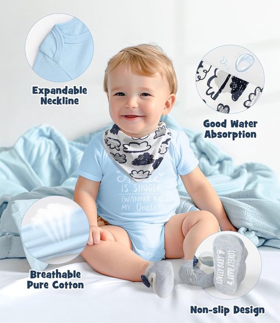 Geboorte geschenkdoos voor jongens - Compleet cadeau voor babyshower en geboorte — afbeelding 2