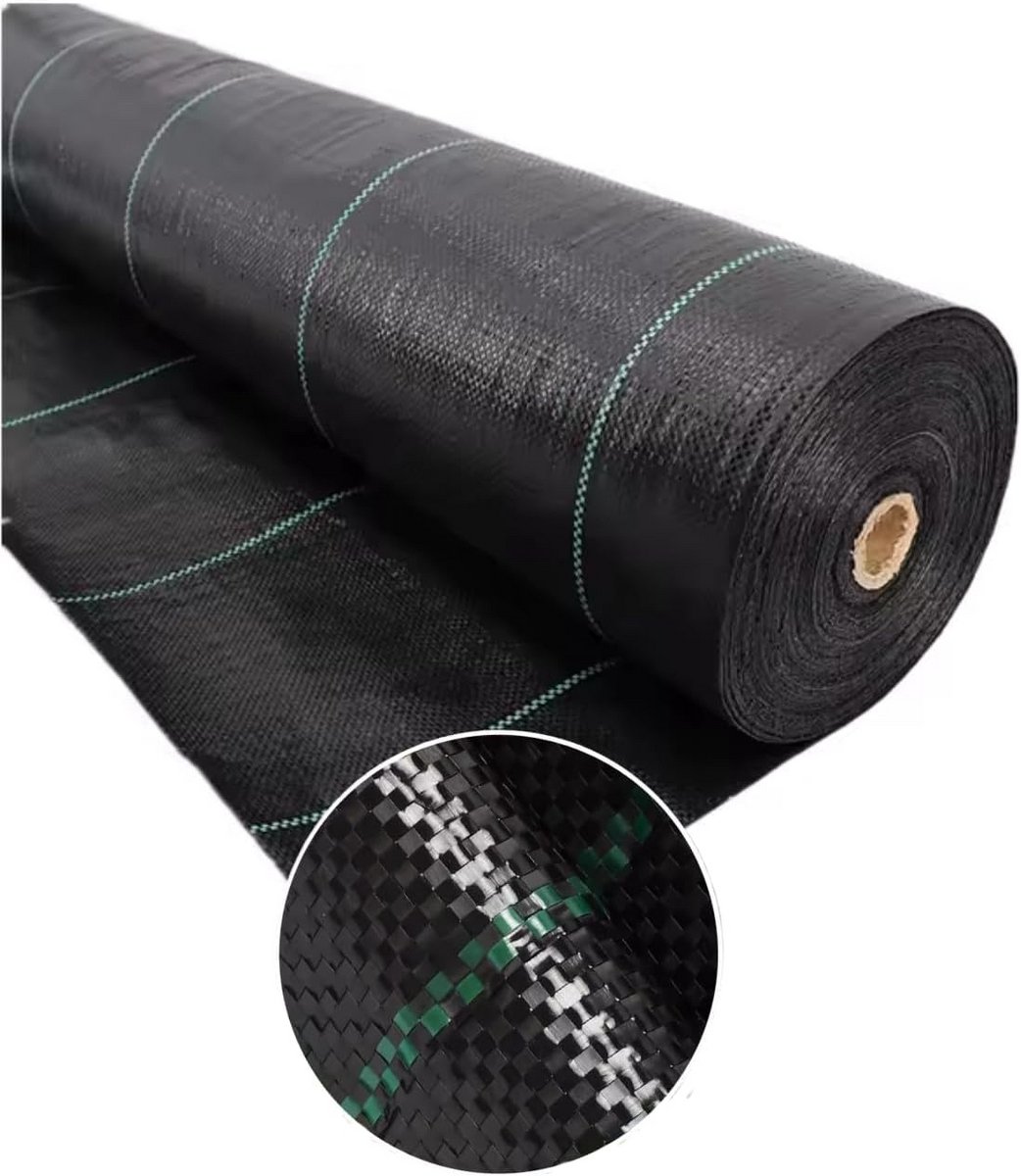 Onkruiddoek Extra Sterk 110 g/m² - Bodemdoek Tuindoek Tegen Onkruid - 0,4 m x 100 m