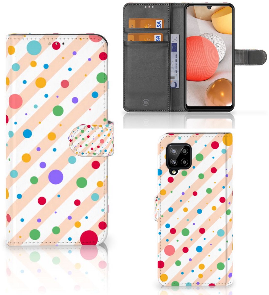 Samsung Galaxy A42 5G Telefoon Hoesje Dots