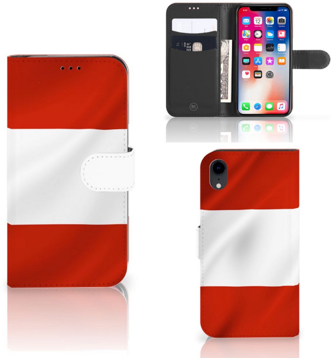 Apple iPhone Xr Bookstyle Case Oostenrijk