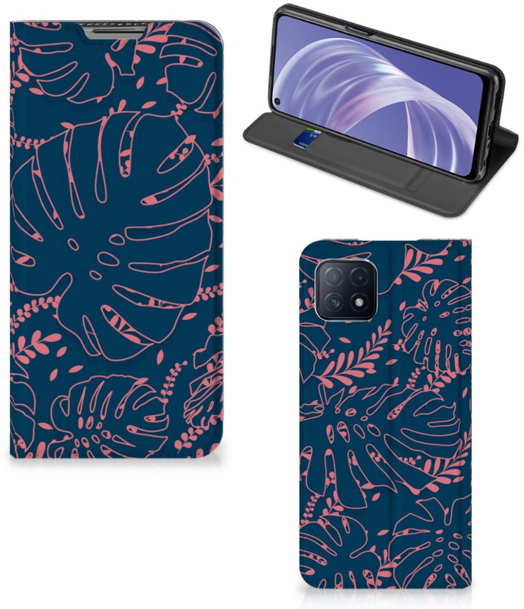OPPO A73 5G Smart Cover Palm Leaves