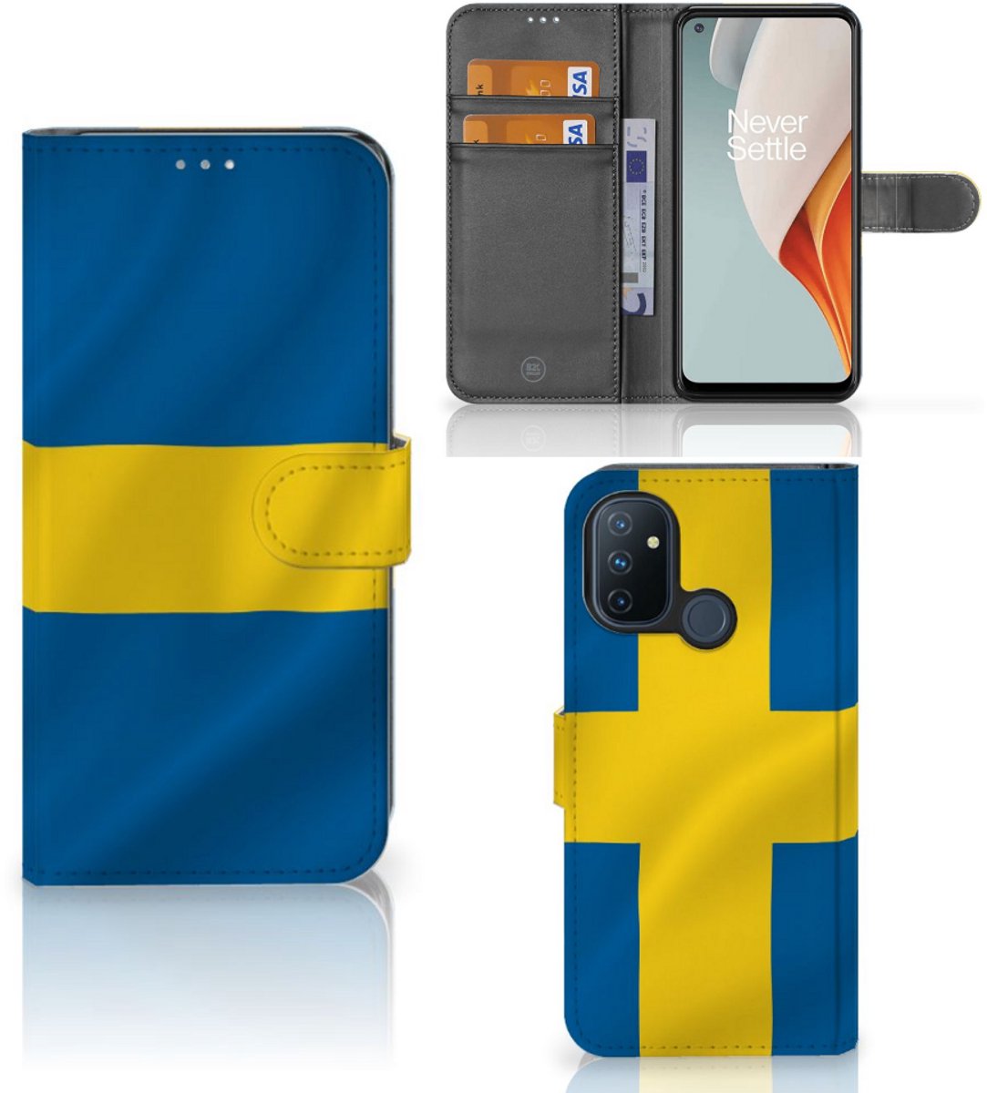 OnePlus Nord N100 Bookstyle Case Zweden