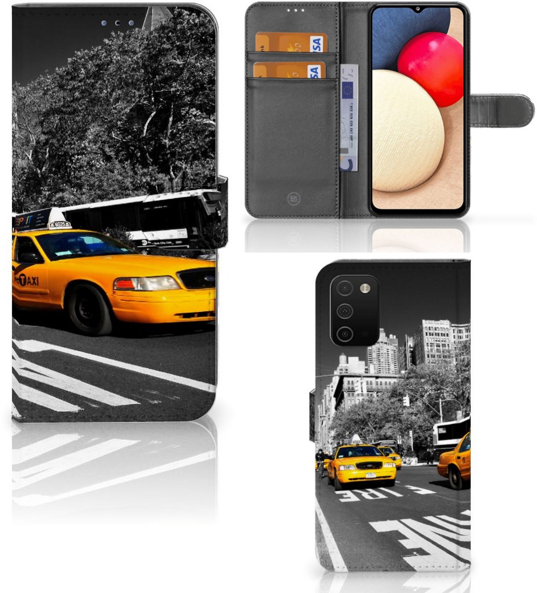Samsung Galaxy A03s Flip Cover New York Taxi