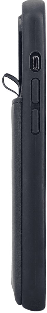 Casemnia - Backcover - Suédine Card Holder Case - iPhone 17 Pro - Zwart
