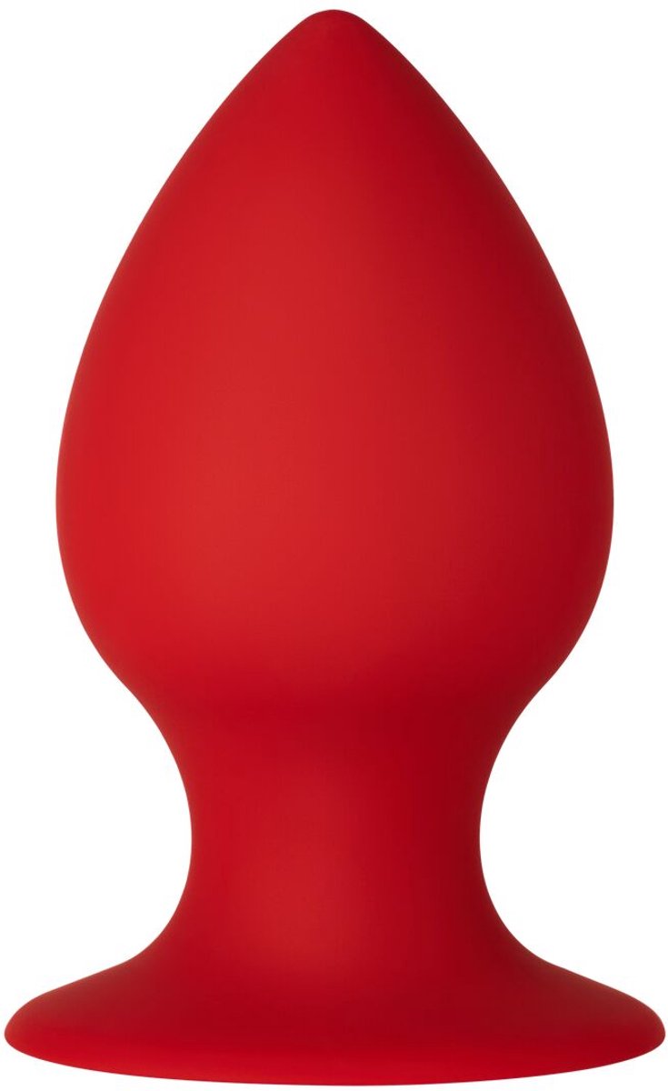 Forto F-98 Cone Medium Anaalplug - Rood - 9.3 cm