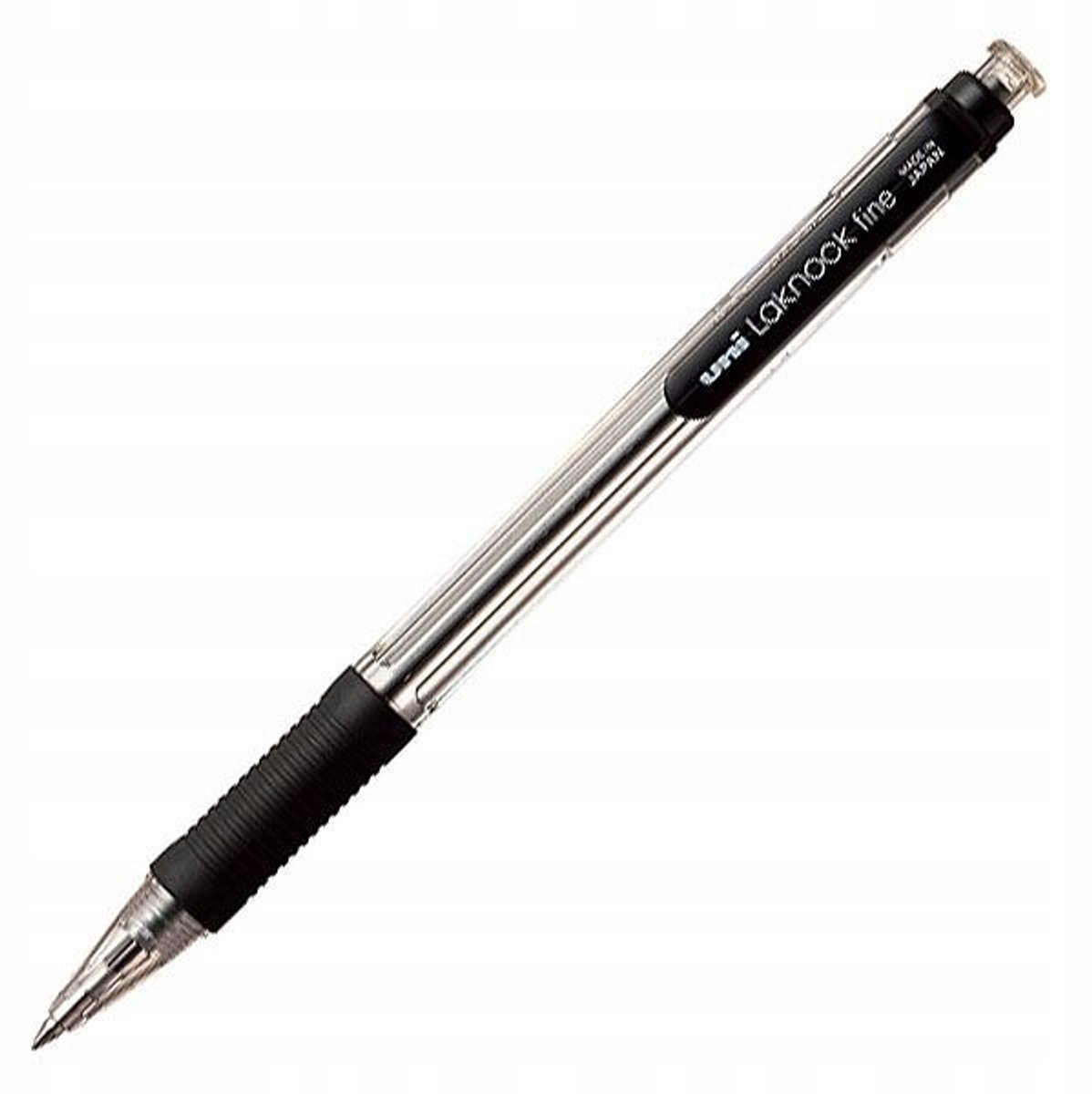 UNI SN-101 zwarte automatische pin, 0,7 mm, zwart