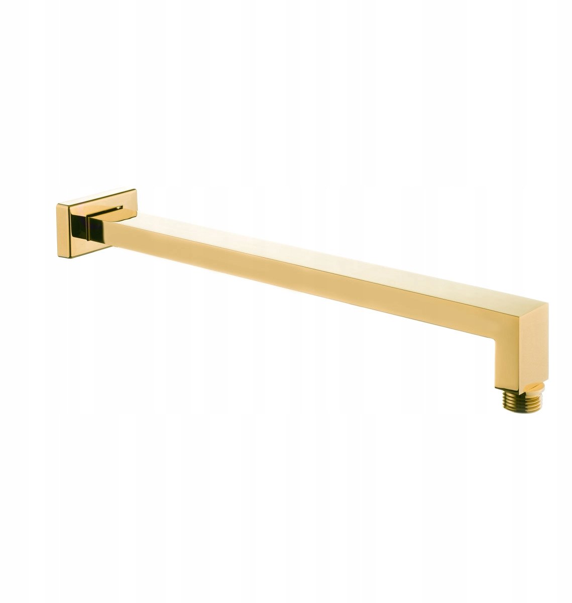Oltens Lagan Douchearm 40cm Rechthoekig Goud Glans PVD