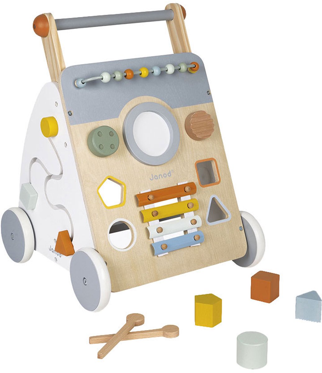 Janod - Sweet Cocoon - Multi-activiteiten loopwagen — afbeelding 9
