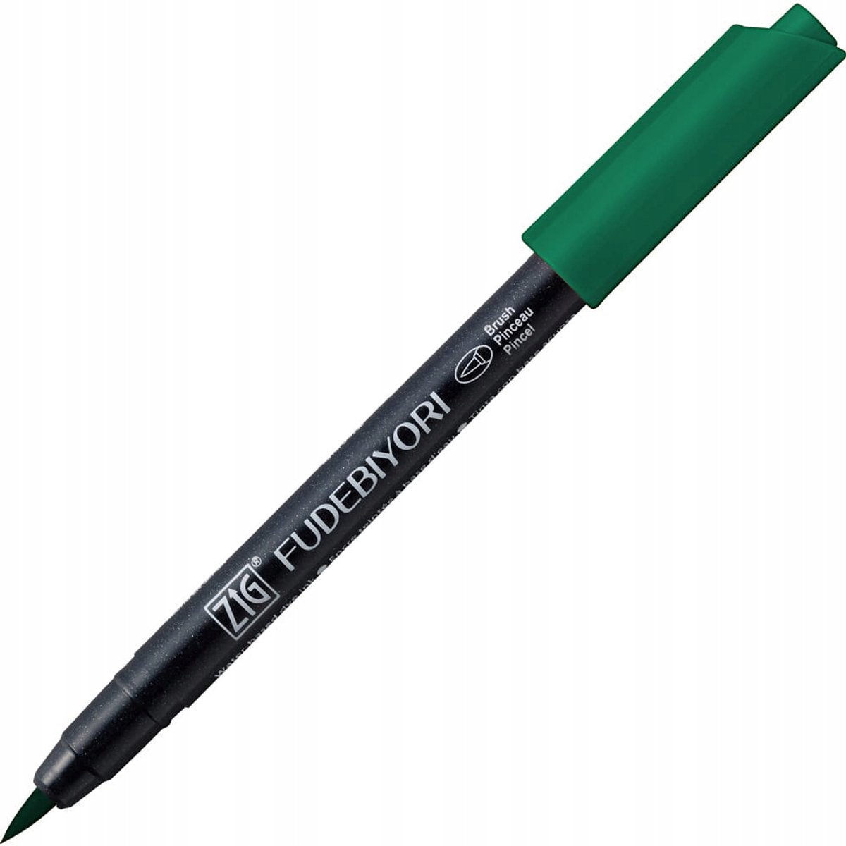 Kuretake Fudebiyori Penseelmarker Marine Groen