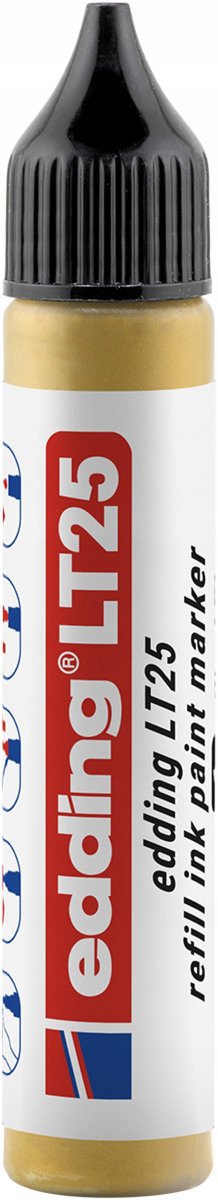 Edding EcoLine LT-25 Olie Marker Navulinkt Goud 25ml