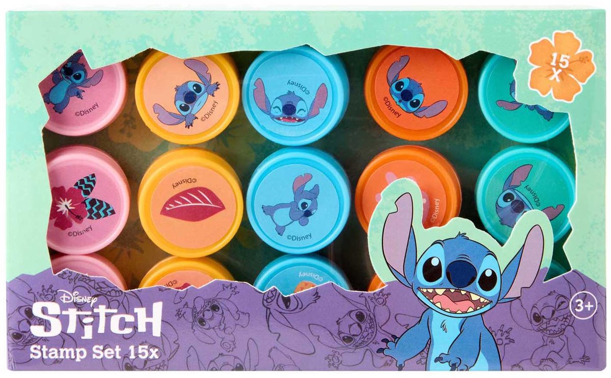 Canenco Stitch stempelset, 15st.