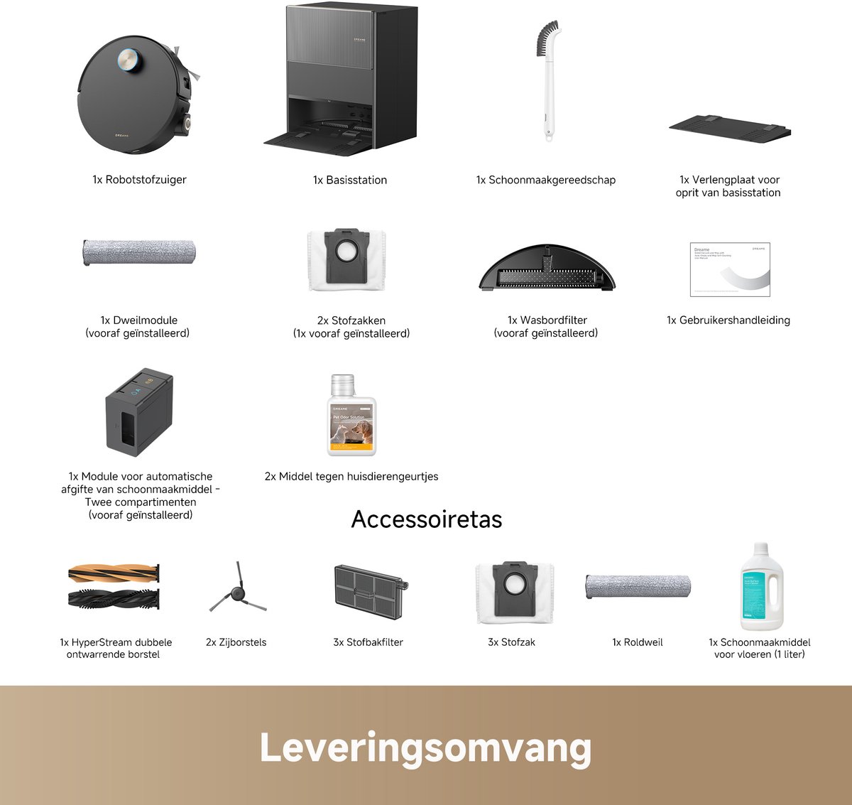 Afbeelding 2 van Aqua 10 Ultra Roller Complete Black – Robotstofzuiger met dweilfunctie – 30.000Pa Zuigkracht – AquaRoll™ & ThermoHub™ 100°C zelfreiniging – Tapijtveilig & slim Omnesight™ 2.0 navigatie – Voor harde vloeren & drempels