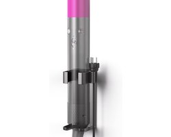 De beugel is geschikt voor de Dyson Airwrap muurbeugel zonder te boren